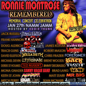 Ronnie Montrose Remembered January 27th, 2018